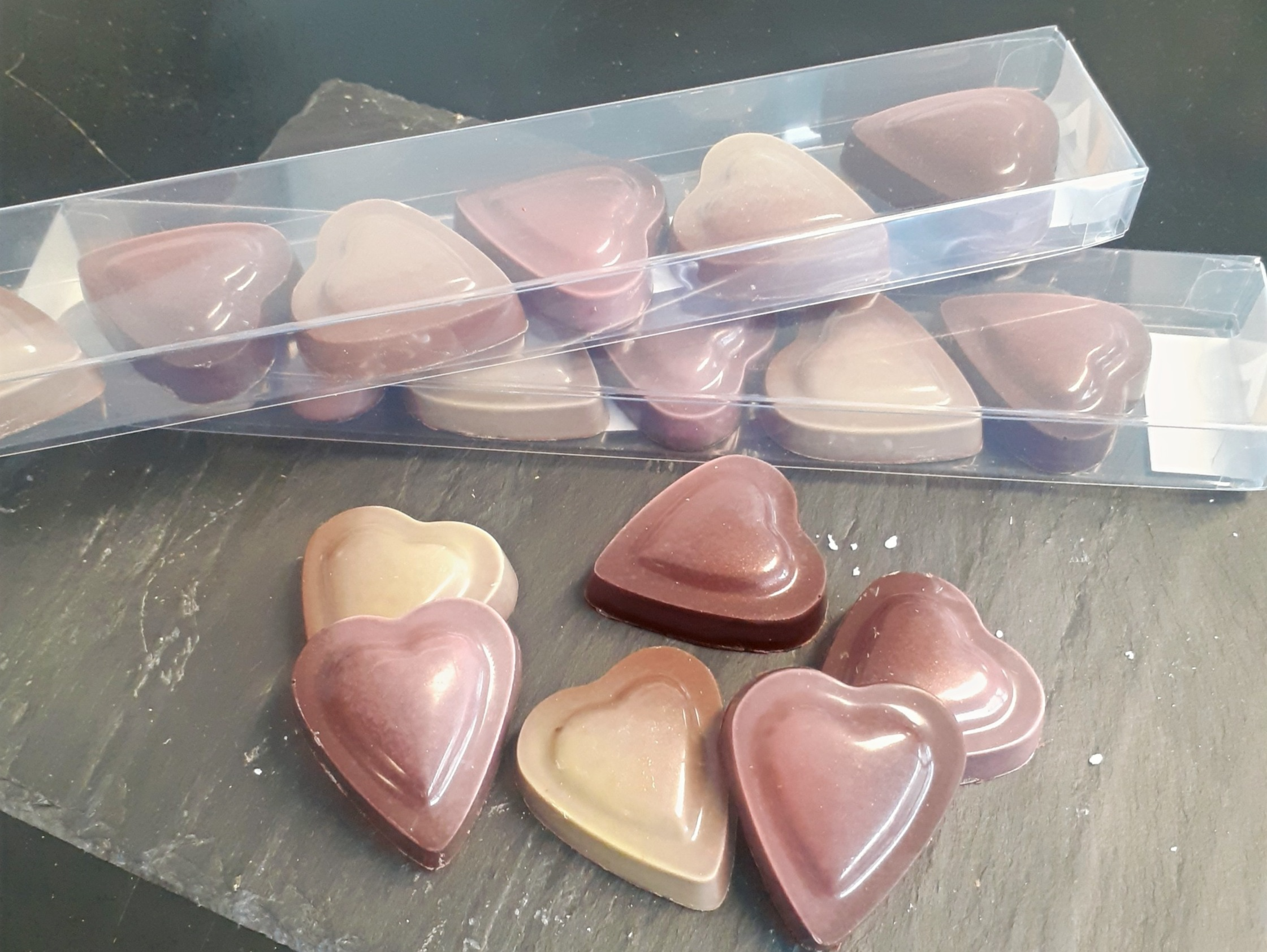 Cœur Caramel Framboise et Passion