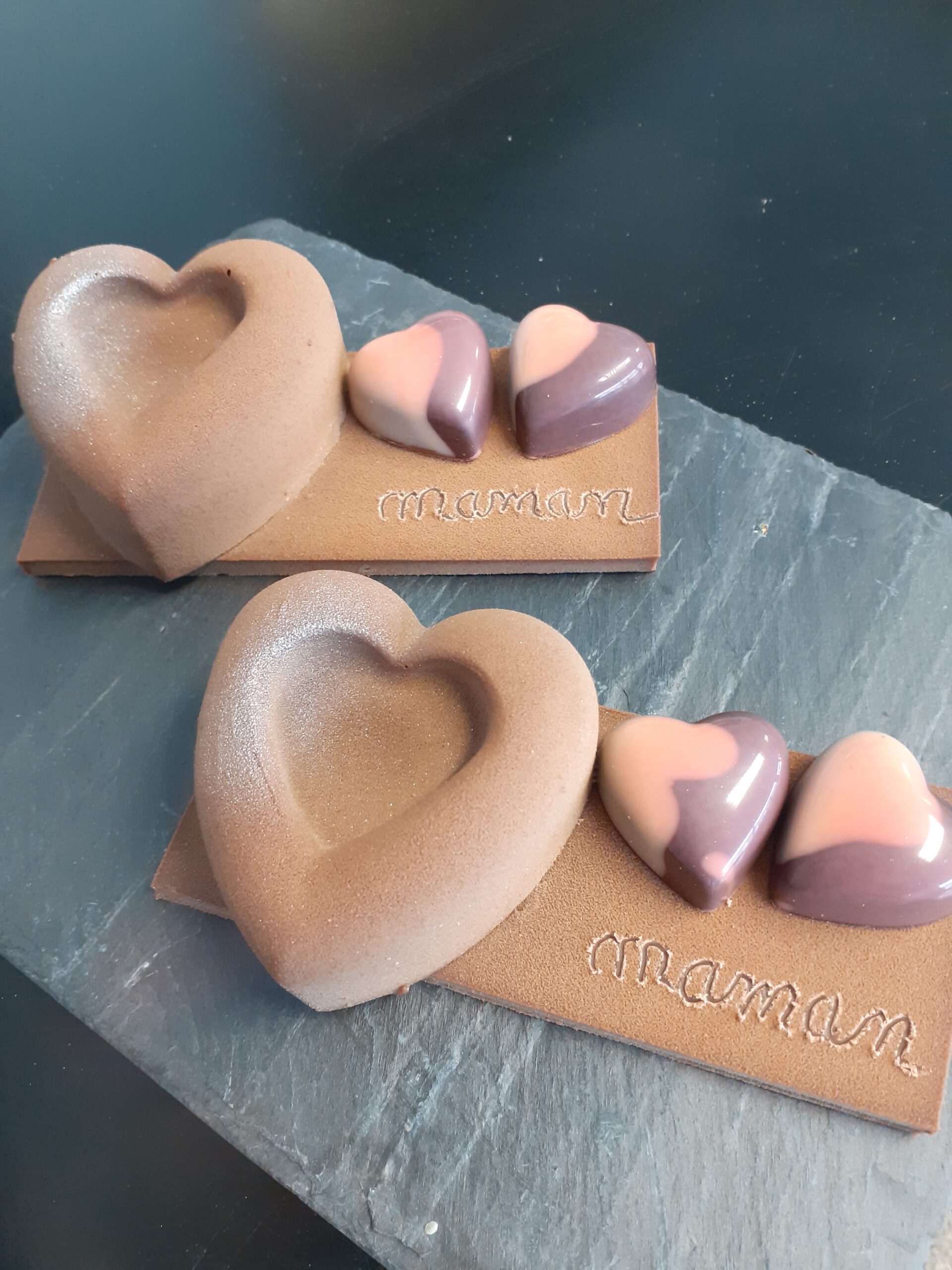 Cœur en chocolat – Fête des Mères