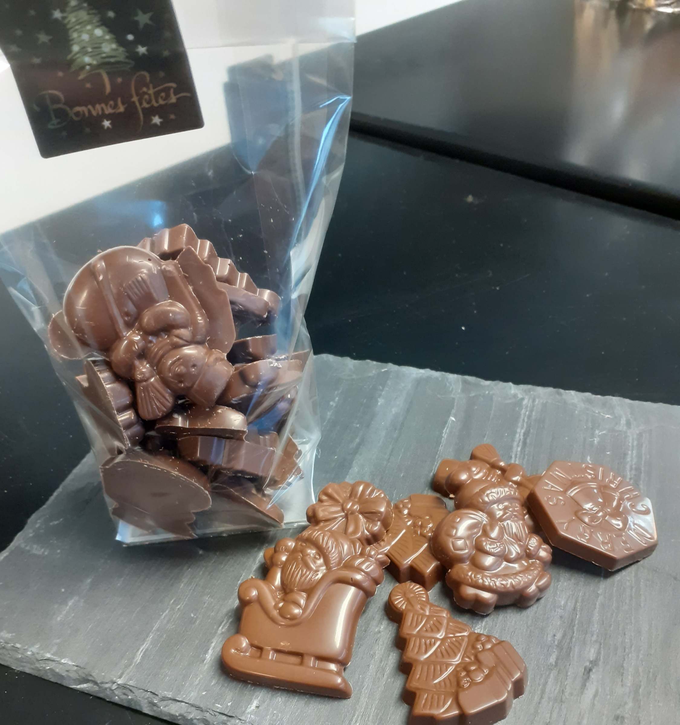 Assortiment de chocolats de Noël – Chocolat au lait
