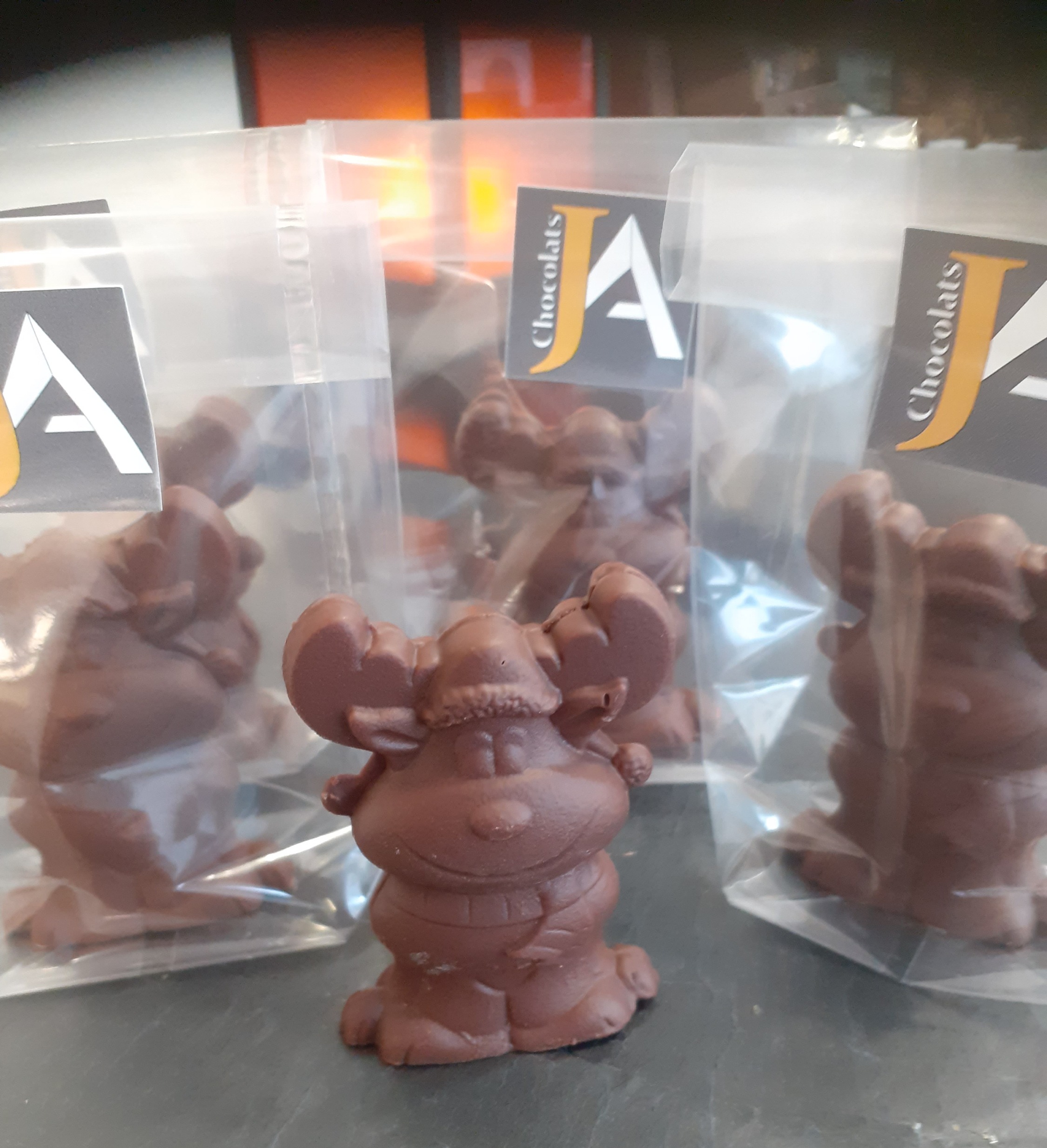 Renne en chocolat