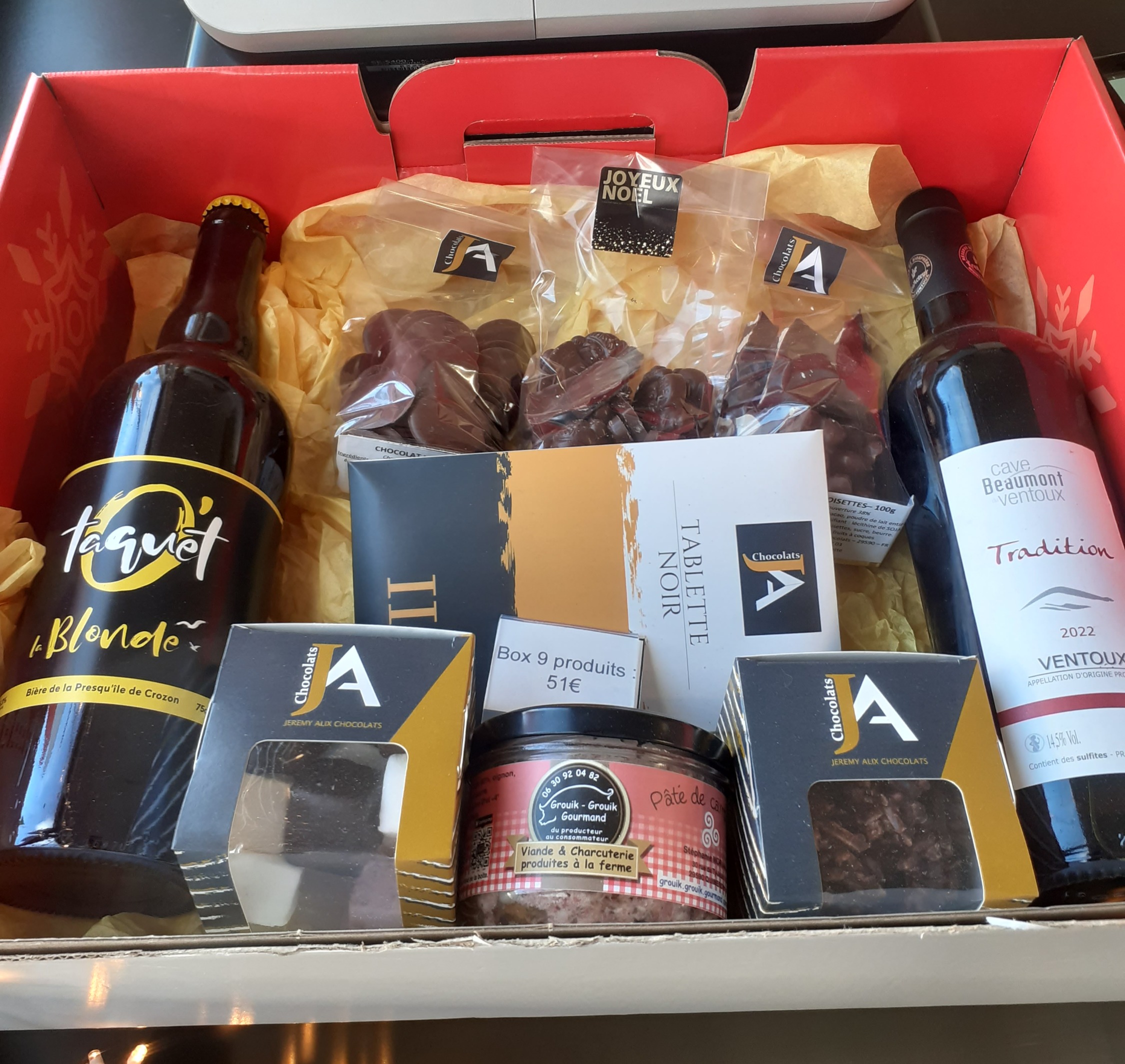 Coffret gourmand – Box 9 produits
